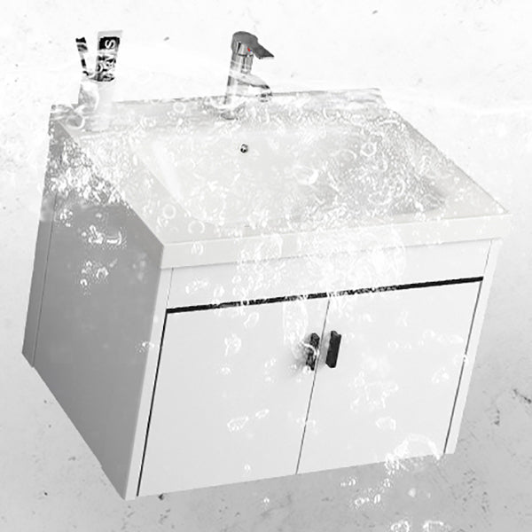 Ceramic Bathroom Sink Vanity Wall-Mounted Bathroom Sink Vanity with Faucet Included Clearhalo 'Bathroom Remodel & Bathroom Fixtures' 'Bathroom Vanities' 'bathroom_vanities' 'Home Improvement' 'home_improvement' 'home_improvement_bathroom_vanities' 7770030