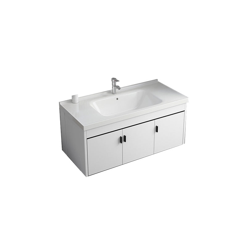 Ceramic Bathroom Sink Vanity Wall-Mounted Bathroom Sink Vanity with Faucet Included Vanity & Faucet Towel Bar Not Included Clearhalo 'Bathroom Remodel & Bathroom Fixtures' 'Bathroom Vanities' 'bathroom_vanities' 'Home Improvement' 'home_improvement' 'home_improvement_bathroom_vanities' 7770039