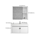 Ceramic Bathroom Sink Vanity Wall-Mounted Bathroom Sink Vanity with Faucet Included Clearhalo 'Bathroom Remodel & Bathroom Fixtures' 'Bathroom Vanities' 'bathroom_vanities' 'Home Improvement' 'home_improvement' 'home_improvement_bathroom_vanities' 7770053