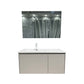 Wall Mount White Bathroom Vanity Set with Faucet Mirror Sink Vanity & Faucet & Smart Medicine Cabinet Clearhalo 'Bathroom Remodel & Bathroom Fixtures' 'Bathroom Vanities' 'bathroom_vanities' 'Home Improvement' 'home_improvement' 'home_improvement_bathroom_vanities' 7801994