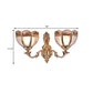 Bowl Translucent Glass Wall Mount Lamp Colonial Style 1/2-Light Bedside Wall Light Sconce in Brass Clearhalo 'Wall Lamps & Sconces' 'Wall Lights' Lighting' 780675