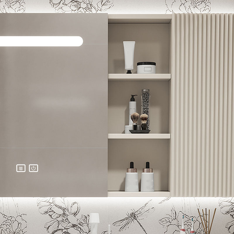 Wall Mount Modern Bathroom Vanity Set with Mirror Faucet Sink Clearhalo 'Bathroom Remodel & Bathroom Fixtures' 'Bathroom Vanities' 'bathroom_vanities' 'Home Improvement' 'home_improvement' 'home_improvement_bathroom_vanities' 7817726