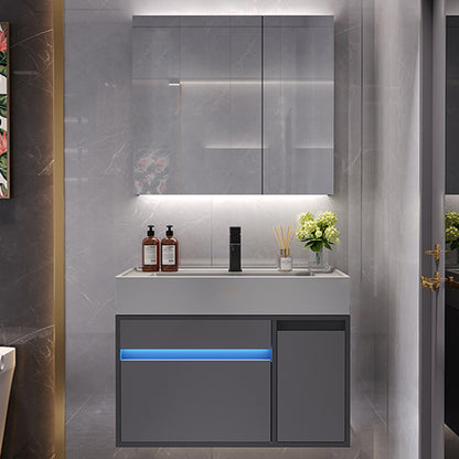 Wall Mount Faucet Included Sink Vanity with Mirror Sink for Bathroom Vanity & Faucet & Mirror Cabinet https: res.litfad.com site img item 2023 03 07 7818555 1200x1200.jpg Clearhalo 'Bathroom Remodel & Bathroom Fixtures' 'Bathroom Vanities' 'bathroom_vanities' 'Home Improvement' 'home_improvement' 'home_improvement_bathroom_vanities' 7818555