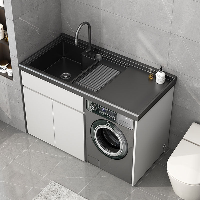 Modern Freestanding Sink Vanity with Sink Faucet for Bathroom Vanity & Faucet https: res.litfad.com site img item 2023 03 20 7818598 1200x1200.jpg Clearhalo 'Bathroom Remodel & Bathroom Fixtures' 'Bathroom Vanities' 'bathroom_vanities' 'Home Improvement' 'home_improvement' 'home_improvement_bathroom_vanities' 7818598