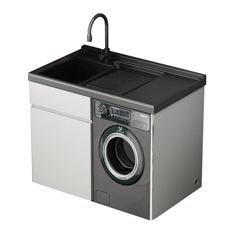 Modern Freestanding Sink Vanity with Sink Faucet for Bathroom Vanity & Faucet https: res.litfad.com site img item 2023 03 06 7818599 1200x1200.jpg Clearhalo 'Bathroom Remodel & Bathroom Fixtures' 'Bathroom Vanities' 'bathroom_vanities' 'Home Improvement' 'home_improvement' 'home_improvement_bathroom_vanities' 7818599