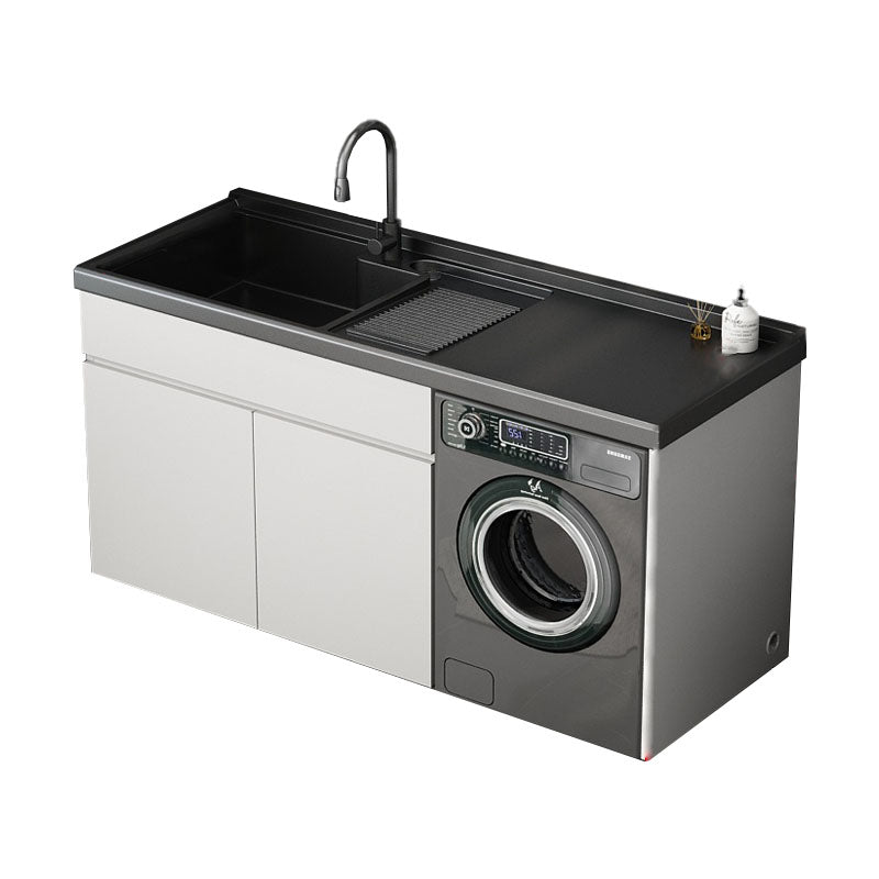 Modern Freestanding Sink Vanity with Sink Faucet for Bathroom Vanity & Faucet https: res.litfad.com site img item 2023 03 14 7818604 1200x1200.jpg Clearhalo 'Bathroom Remodel & Bathroom Fixtures' 'Bathroom Vanities' 'bathroom_vanities' 'Home Improvement' 'home_improvement' 'home_improvement_bathroom_vanities' 7818604