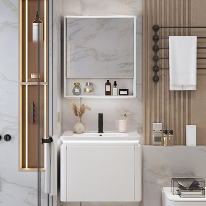 Sink Included Wall Mount Sink Vanity with Mirror Faucet for Bathroom Vanity & Faucet & Mirror Cabinet https: res.litfad.com site img item 2023 03 01 7818652 1200x1200.jpg Clearhalo 'Bathroom Remodel & Bathroom Fixtures' 'Bathroom Vanities' 'bathroom_vanities' 'Home Improvement' 'home_improvement' 'home_improvement_bathroom_vanities' 7818652