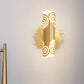 Metallic Brass Wall Mount Lighting Tubular LED Creative Wall Sconce Lamp for Bedroom Brass A Clearhalo 'Wall Lamps & Sconces' 'Wall Lights' Lighting' 782144