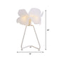White 2-Layer Petal Night Lamp Modernist 1 Bulb Acrylic Table Light with Wire Pedestal Clearhalo 'Lamps' 'Table Lamps' Lighting' 785936
