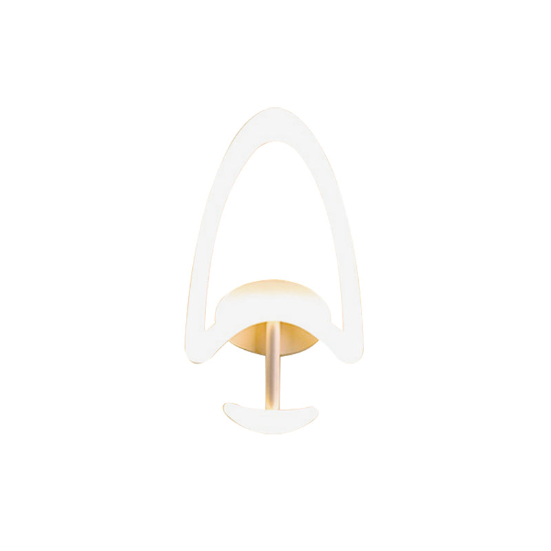 Minimalist Tree Shaped Acrylic Wall Lamp LED Sconce Light Fixture in Warm/White Light for Bedroom Clearhalo 'Modern wall lights' 'Modern' 'Wall Lamps & Sconces' 'Wall Lights' Lighting' 785962