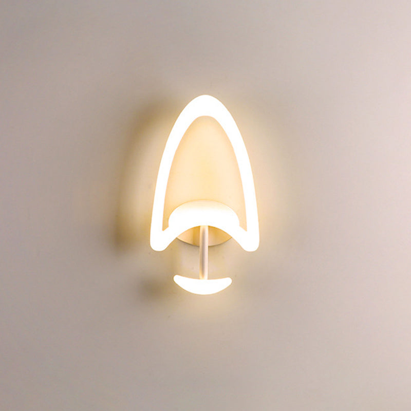 Minimalist Tree Shaped Acrylic Wall Lamp LED Sconce Light Fixture in Warm/White Light for Bedroom Clearhalo 'Modern wall lights' 'Modern' 'Wall Lamps & Sconces' 'Wall Lights' Lighting' 785963