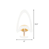 Minimalist Tree Shaped Acrylic Wall Lamp LED Sconce Light Fixture in Warm/White Light for Bedroom Clearhalo 'Modern wall lights' 'Modern' 'Wall Lamps & Sconces' 'Wall Lights' Lighting' 785964