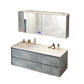 Wall Mount Sink Included Sink Vanity with Mirror Faucet for Bathroom Clearhalo 'Bathroom Remodel & Bathroom Fixtures' 'Bathroom Vanities' 'bathroom_vanities' 'Home Improvement' 'home_improvement' 'home_improvement_bathroom_vanities' 7862600