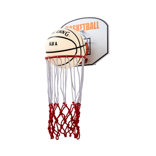 White and Red Basketball Wall Sconce Light Cartoon 1 Light Cream Glass Wall Lamp Fixture Clearhalo 'Wall Lamps & Sconces' 'Wall Lights' Lighting' 786429