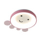 Nursery School LED Ceiling Lamp Kids Pink/Blue Flush Mount Light with Octopus Acrylic Shade Clearhalo 'Ceiling Lights' 'Close To Ceiling Lights' 'Close to ceiling' 'Flush mount' Lighting' 787103