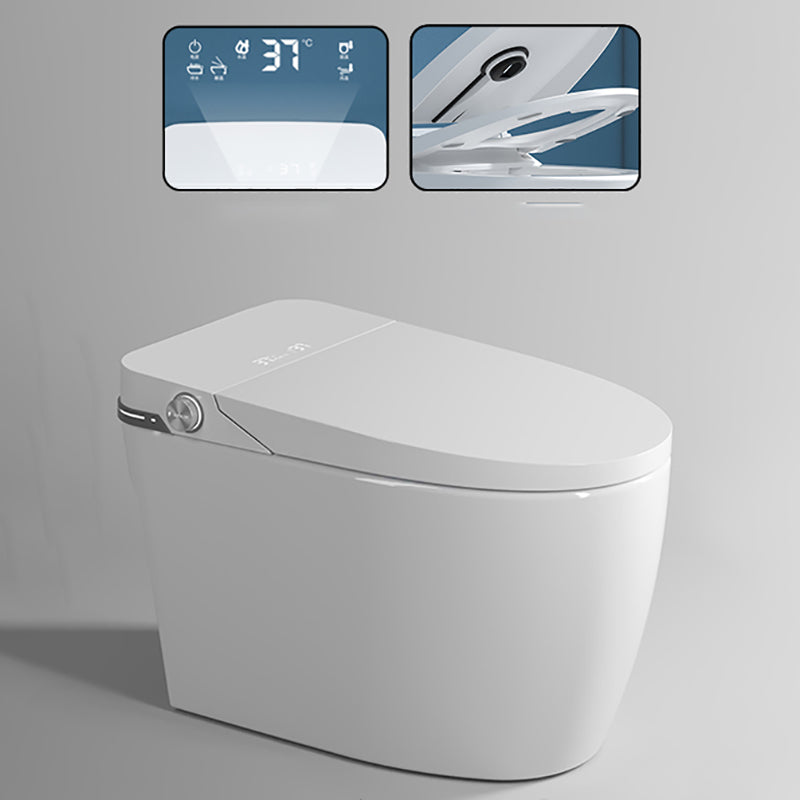 Ceramic White Floor Mount Bidet with Heated Seat Elongated Remote Control Included Yes Clearhalo 'Bathroom Remodel & Bathroom Fixtures' 'Bidets' 'Home Improvement' 'home_improvement' 'home_improvement_bidets' 'Toilets & Bidets' 7877932