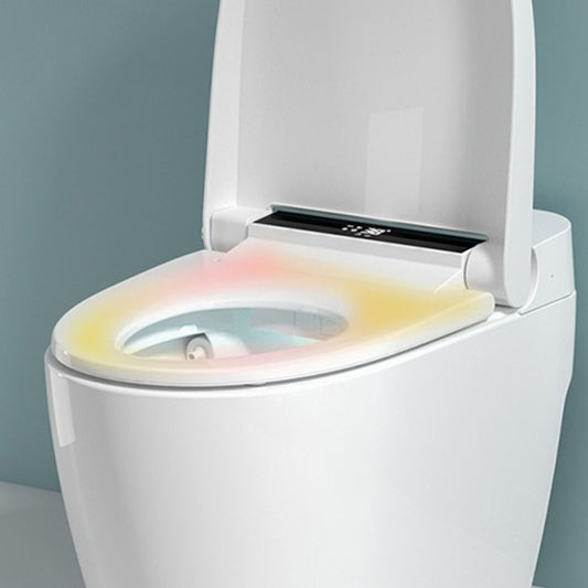 White Floor Standing Bidet with Wireless Remote Control Elongated Clearhalo 'Bathroom Remodel & Bathroom Fixtures' 'Bidets' 'Home Improvement' 'home_improvement' 'home_improvement_bidets' 'Toilets & Bidets' 7878122