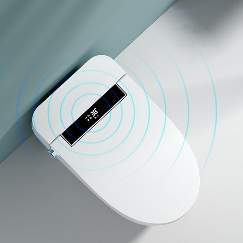 White Floor Standing Bidet with Wireless Remote Control Elongated Clearhalo 'Bathroom Remodel & Bathroom Fixtures' 'Bidets' 'Home Improvement' 'home_improvement' 'home_improvement_bidets' 'Toilets & Bidets' 7878123