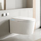 White Elongated Wall Mounted Bidet with Wireless Remote Control Clearhalo 'Bathroom Remodel & Bathroom Fixtures' 'Bidets' 'Home Improvement' 'home_improvement' 'home_improvement_bidets' 'Toilets & Bidets' 7878125
