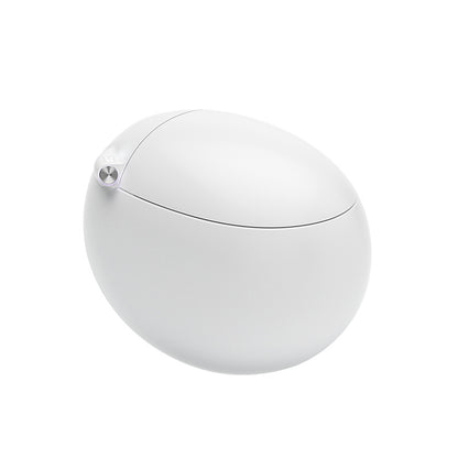 Round Floor Standing Bidet with Warm Air Dryer and Heated Seat White Clearhalo 'Bathroom Remodel & Bathroom Fixtures' 'Bidets' 'Home Improvement' 'home_improvement' 'home_improvement_bidets' 'Toilets & Bidets' 7878334