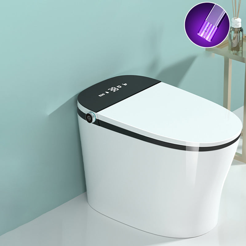 Elongated All-in-One Floor Standing Bidet with Unlimited Warm Water 17"L x 27"W x 20"H Clearhalo 'Bathroom Remodel & Bathroom Fixtures' 'Bidets' 'Home Improvement' 'home_improvement' 'home_improvement_bidets' 'Toilets & Bidets' 7878541