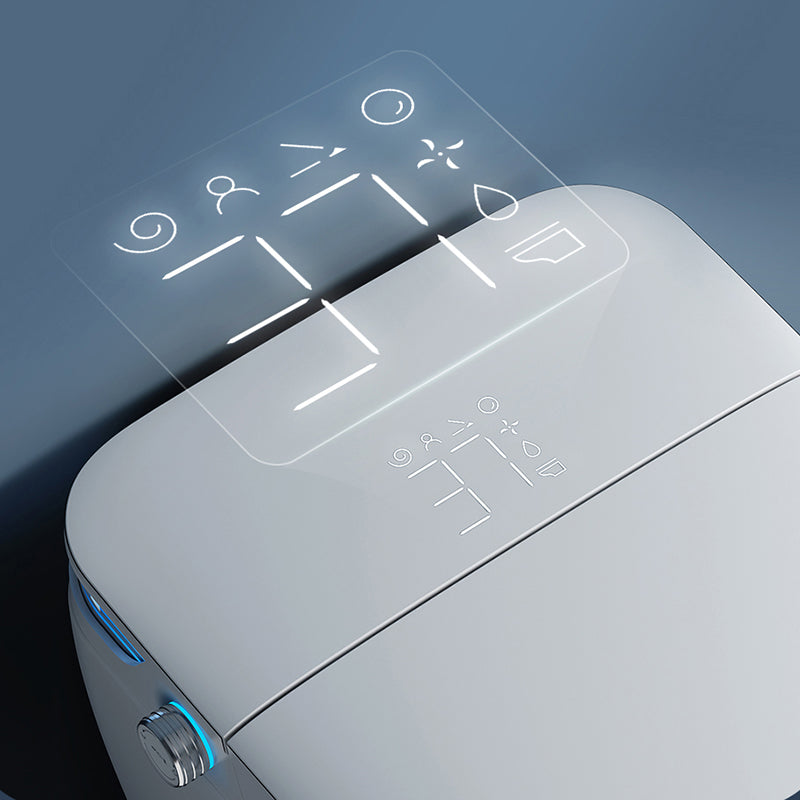 19.7" H Elongated Toilet Seat Bidet of Vitreous China with Heated Sea Clearhalo 'Bathroom Remodel & Bathroom Fixtures' 'Bidets' 'Home Improvement' 'home_improvement' 'home_improvement_bidets' 'Toilets & Bidets' 7878594