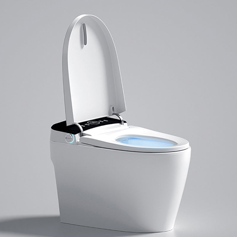 Elongated Floor Standing Bidet with Heated Seat White Deodorizing Clearhalo 'Bathroom Remodel & Bathroom Fixtures' 'Bidets' 'Home Improvement' 'home_improvement' 'home_improvement_bidets' 'Toilets & Bidets' 7889933