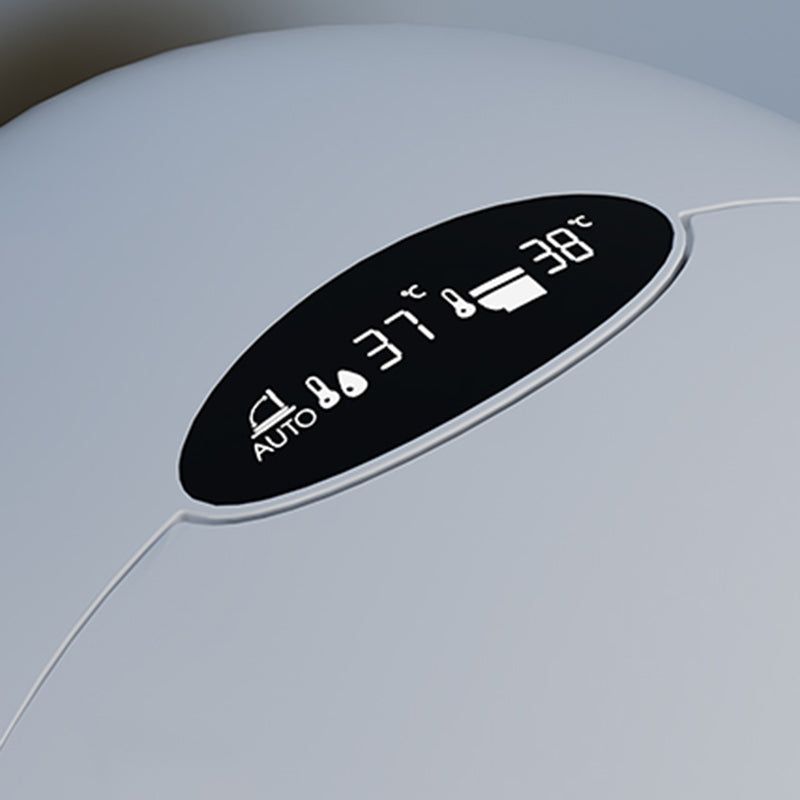 Round Ceramic Deodorizing Floor Standing Bidet with Heated Seat Clearhalo 'Bathroom Remodel & Bathroom Fixtures' 'Bidets' 'Home Improvement' 'home_improvement' 'home_improvement_bidets' 'Toilets & Bidets' 7890171