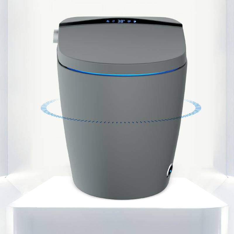 Deodorizing Floor Standing Bidet with Heated Seat White Elongated Ceramic Clearhalo 'Bathroom Remodel & Bathroom Fixtures' 'Bidets' 'Home Improvement' 'home_improvement' 'home_improvement_bidets' 'Toilets & Bidets' 7890224