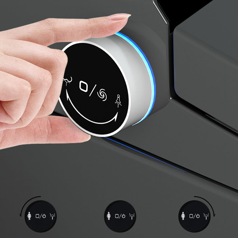 Deodorizing Floor Standing Bidet with Heated Seat White Elongated Ceramic Clearhalo 'Bathroom Remodel & Bathroom Fixtures' 'Bidets' 'Home Improvement' 'home_improvement' 'home_improvement_bidets' 'Toilets & Bidets' 7890232