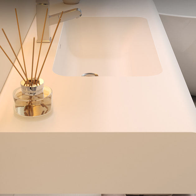 Mirror Included Wall Mount Sink Vanity with Faucet Sink for Bathroom Clearhalo 'Bathroom Remodel & Bathroom Fixtures' 'Bathroom Vanities' 'bathroom_vanities' 'Home Improvement' 'home_improvement' 'home_improvement_bathroom_vanities' 7905391