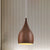Industrial Teardrop Pendant Light Kit 1 Head Aluminum Ceiling Lamp in Red Brown/Coffee for Living Room Coffee Clearhalo 'Art Deco Pendants' 'Cast Iron' 'Ceiling Lights' 'Ceramic' 'Crystal' 'Industrial Pendants' 'Industrial' 'Metal' 'Middle Century Pendants' 'Pendant Lights' 'Pendants' 'Tiffany' Lighting' 790812