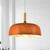 Bowl Aluminum Suspension Lamp Farmhouse 1 Head Bedroom Hanging Ceiling Light in White/Green/Red Brown Red Brown Clearhalo 'Art Deco Pendants' 'Cast Iron' 'Ceiling Lights' 'Ceramic' 'Crystal' 'Industrial Pendants' 'Industrial' 'Metal' 'Middle Century Pendants' 'Pendant Lights' 'Pendants' 'Tiffany' Lighting' 790840