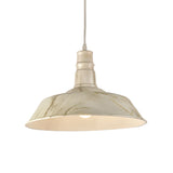 1 Head Hanging Lamp Kit Vintage Barn Shade Aluminum Ceiling Pendant in White/Green/Red Brown for Dining Room Clearhalo 'Art Deco Pendants' 'Cast Iron' 'Ceiling Lights' 'Ceramic' 'Crystal' 'Industrial Pendants' 'Industrial' 'Metal' 'Middle Century Pendants' 'Pendant Lights' 'Pendants' 'Tiffany' Lighting' 790870