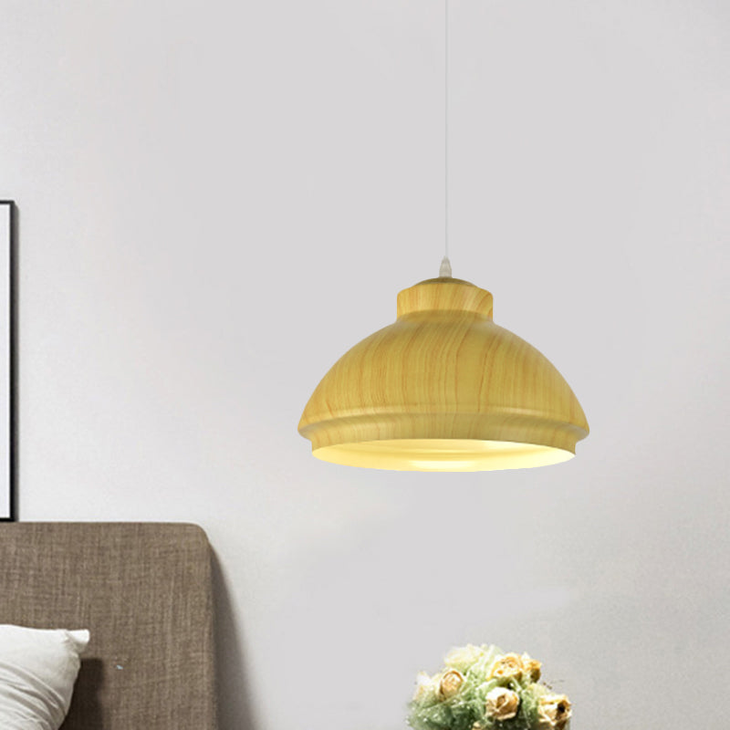 Coffee/Green Bowl Shade Hanging Lighting Loft Style Aluminum 1 Bulb Dining Room Drop Pendant Clearhalo 'Art Deco Pendants' 'Cast Iron' 'Ceiling Lights' 'Ceramic' 'Crystal' 'Industrial Pendants' 'Industrial' 'Metal' 'Middle Century Pendants' 'Pendant Lights' 'Pendants' 'Tiffany' Lighting' 790894