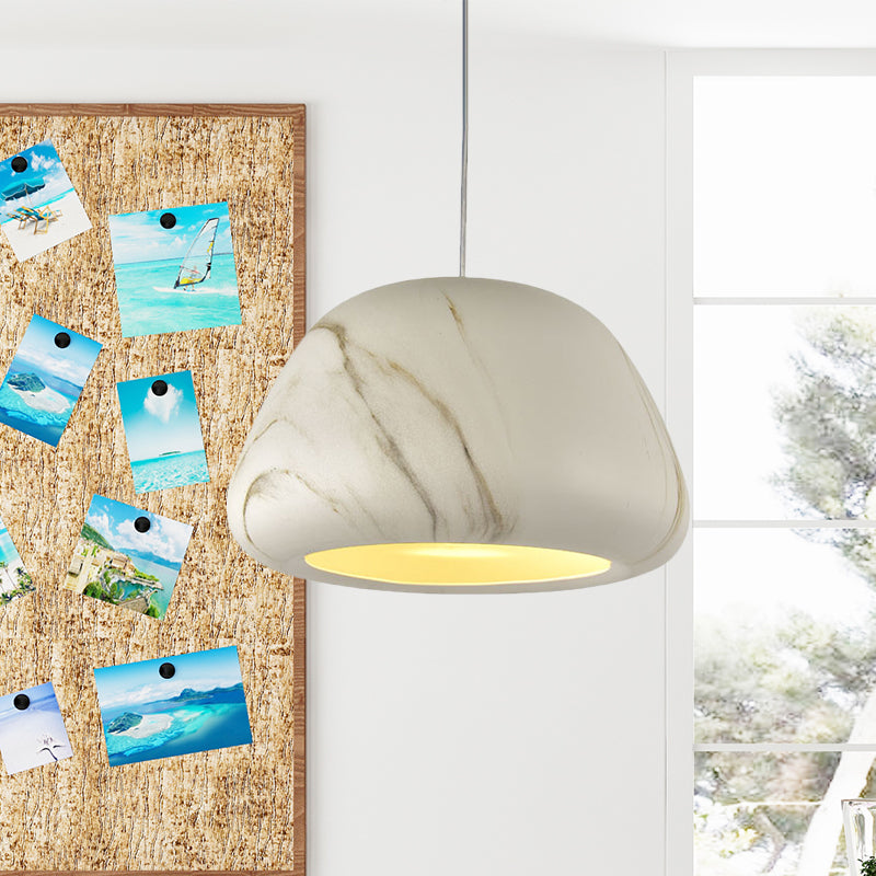 Bowl Living Room Ceiling Hang Fixture Vintage Aluminum 1 Light Green/Red Brown/Coffee Drop Pendant Clearhalo 'Art Deco Pendants' 'Cast Iron' 'Ceiling Lights' 'Ceramic' 'Crystal' 'Industrial Pendants' 'Industrial' 'Metal' 'Middle Century Pendants' 'Pendant Lights' 'Pendants' 'Tiffany' Lighting' 790914