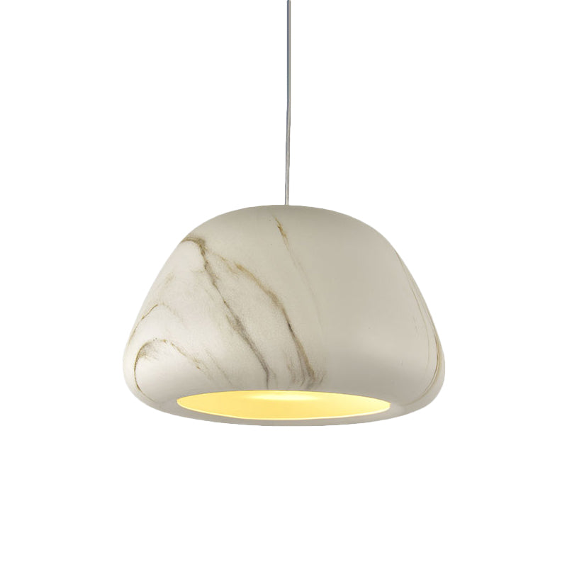 Bowl Living Room Ceiling Hang Fixture Vintage Aluminum 1 Light Green/Red Brown/Coffee Drop Pendant Clearhalo 'Art Deco Pendants' 'Cast Iron' 'Ceiling Lights' 'Ceramic' 'Crystal' 'Industrial Pendants' 'Industrial' 'Metal' 'Middle Century Pendants' 'Pendant Lights' 'Pendants' 'Tiffany' Lighting' 790915