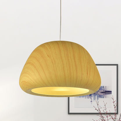 Bowl Living Room Ceiling Hang Fixture Vintage Aluminum 1 Light Green/Red Brown/Coffee Drop Pendant Wood Clearhalo 'Art Deco Pendants' 'Cast Iron' 'Ceiling Lights' 'Ceramic' 'Crystal' 'Industrial Pendants' 'Industrial' 'Metal' 'Middle Century Pendants' 'Pendant Lights' 'Pendants' 'Tiffany' Lighting' 790921