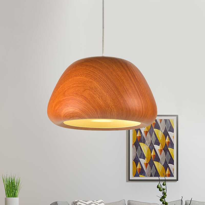 Bowl Living Room Ceiling Hang Fixture Vintage Aluminum 1 Light Green/Red Brown/Coffee Drop Pendant Clearhalo 'Art Deco Pendants' 'Cast Iron' 'Ceiling Lights' 'Ceramic' 'Crystal' 'Industrial Pendants' 'Industrial' 'Metal' 'Middle Century Pendants' 'Pendant Lights' 'Pendants' 'Tiffany' Lighting' 790927