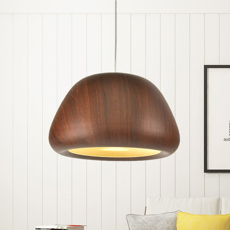 Bowl Living Room Ceiling Hang Fixture Vintage Aluminum 1 Light Green/Red Brown/Coffee Drop Pendant Clearhalo 'Art Deco Pendants' 'Cast Iron' 'Ceiling Lights' 'Ceramic' 'Crystal' 'Industrial Pendants' 'Industrial' 'Metal' 'Middle Century Pendants' 'Pendant Lights' 'Pendants' 'Tiffany' Lighting' 790930