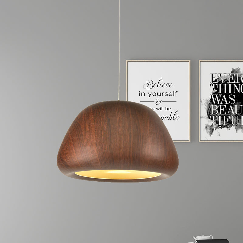 Bowl Living Room Ceiling Hang Fixture Vintage Aluminum 1 Light Green/Red Brown/Coffee Drop Pendant Clearhalo 'Art Deco Pendants' 'Cast Iron' 'Ceiling Lights' 'Ceramic' 'Crystal' 'Industrial Pendants' 'Industrial' 'Metal' 'Middle Century Pendants' 'Pendant Lights' 'Pendants' 'Tiffany' Lighting' 790931