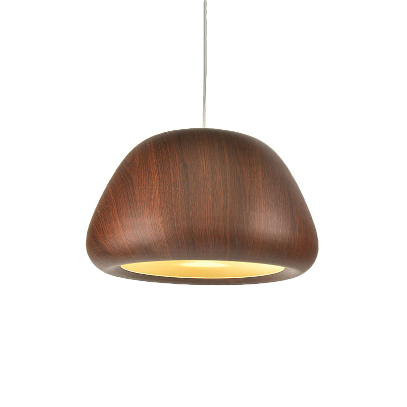 Bowl Living Room Ceiling Hang Fixture Vintage Aluminum 1 Light Green/Red Brown/Coffee Drop Pendant Clearhalo 'Art Deco Pendants' 'Cast Iron' 'Ceiling Lights' 'Ceramic' 'Crystal' 'Industrial Pendants' 'Industrial' 'Metal' 'Middle Century Pendants' 'Pendant Lights' 'Pendants' 'Tiffany' Lighting' 790932