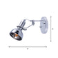 Polished Chrome Torchlight Wall Lighting Industrial Metal 1 Head Bedside Rotating Wall Mounted Light Fixture Clearhalo 'Art deco wall lights' 'Cast Iron' 'Glass' 'Industrial wall lights' 'Industrial' 'Middle century wall lights' 'Modern' 'Rustic wall lights' 'Tiffany' 'Traditional wall lights' 'Wall Lamps & Sconces' 'Wall Lights' Lighting' 791376