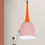 Bucket Iron Ceiling Pendant Warehouse 1 Head Dining Room Suspension Light in Black/White/Pink Pink Clearhalo 'Art Deco Pendants' 'Black' 'Cast Iron' 'Ceiling Lights' 'Ceramic' 'Crystal' 'Industrial Pendants' 'Industrial' 'Metal' 'Middle Century Pendants' 'Pendant Lights' 'Pendants' 'Rustic Pendants' 'Tiffany' Lighting' 791799