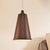 1-Light Metal Pendant Lighting Fixture Farm Style White/Yellow/Brown Deep Cone Living Room Hanging Light Kit Brown Clearhalo 'Art Deco Pendants' 'Cast Iron' 'Ceiling Lights' 'Ceramic' 'Crystal' 'Industrial Pendants' 'Industrial' 'Metal' 'Middle Century Pendants' 'Pendant Lights' 'Pendants' 'Tiffany' Lighting' 791835