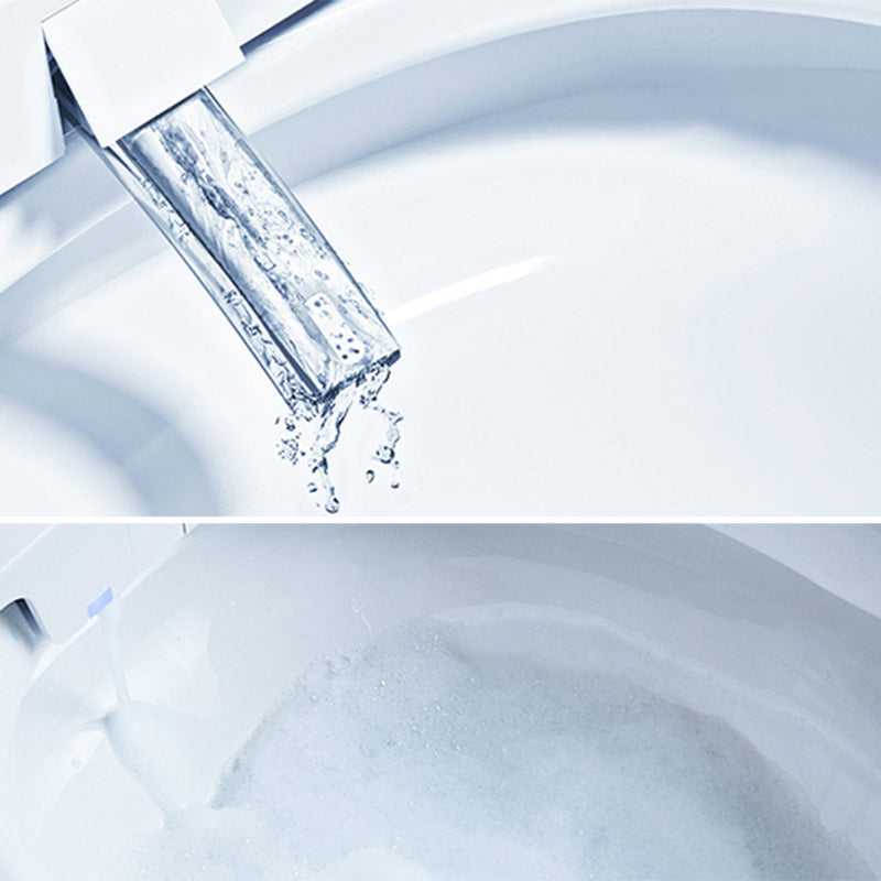 Elongated Deodorizing Floor Standing Bidet with Heated Seat White Ceramic Clearhalo 'Bathroom Remodel & Bathroom Fixtures' 'Bidets' 'Home Improvement' 'home_improvement' 'home_improvement_bidets' 'Toilets & Bidets' 7919445