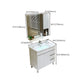 Freestanding Modern Sink Included Bath Vanity with Mirror for Bathroom Clearhalo 'Bathroom Remodel & Bathroom Fixtures' 'Bathroom Vanities' 'bathroom_vanities' 'Home Improvement' 'home_improvement' 'home_improvement_bathroom_vanities' 7930734
