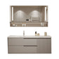 Wall Mount Mirror Included Bathroom Sink Vanity with Single Sink Clearhalo 'Bathroom Remodel & Bathroom Fixtures' 'Bathroom Vanities' 'bathroom_vanities' 'Home Improvement' 'home_improvement' 'home_improvement_bathroom_vanities' 7958716