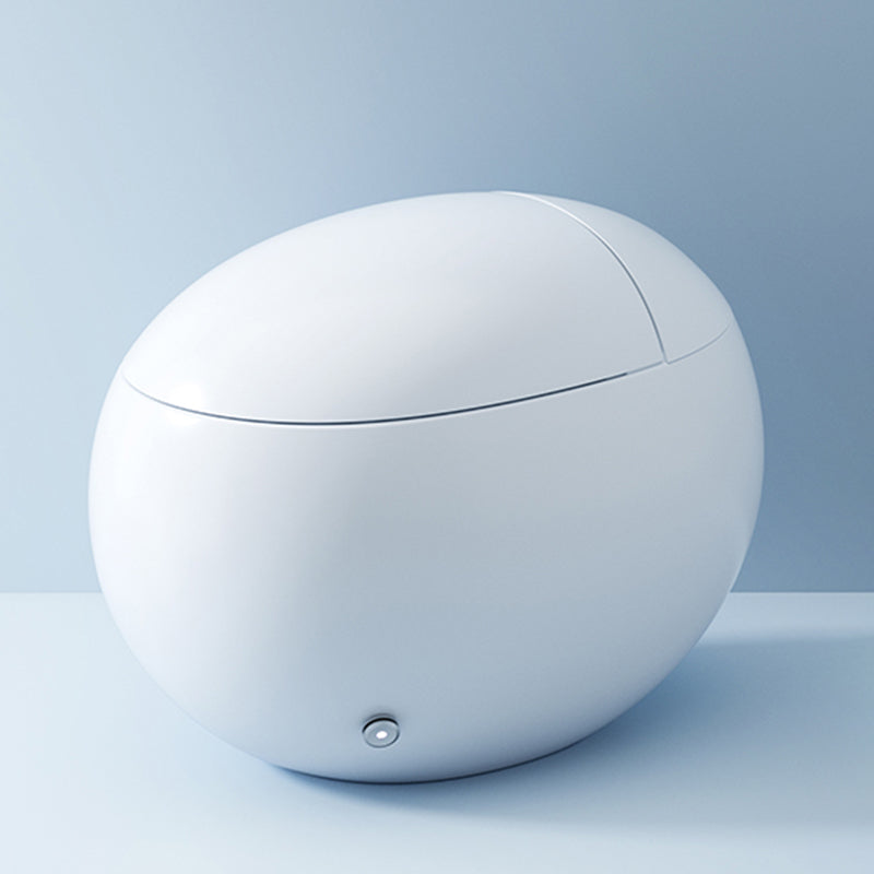 Modern Round Floor Standing Bidet with Temperature Control and Heated Seat Clearhalo 'Bathroom Remodel & Bathroom Fixtures' 'Bidets' 'Home Improvement' 'home_improvement' 'home_improvement_bidets' 'Toilets & Bidets' 7981481