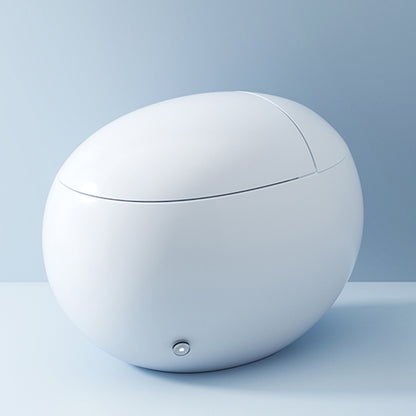 Modern Round Floor Standing Bidet with Temperature Control and Heated Seat Clearhalo 'Bathroom Remodel & Bathroom Fixtures' 'Bidets' 'Home Improvement' 'home_improvement' 'home_improvement_bidets' 'Toilets & Bidets' 7981481